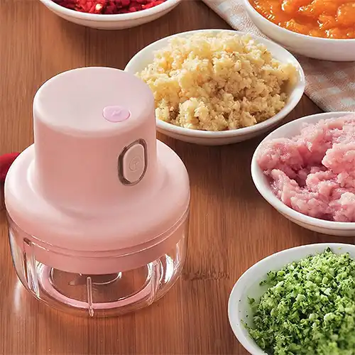 Pink Mini Chopper | Compact and Handy Food Processor