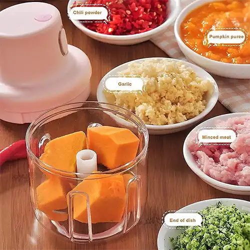 Pink Mini Chopper | Compact and Handy Food Processor