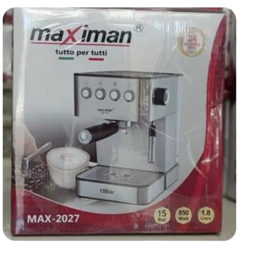 Maximann 2027 1.8L Espresso Machine code t883