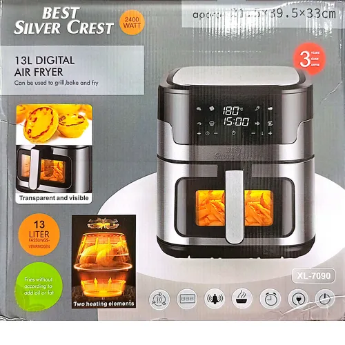 پخش سرخ کن بدون روغن سیلور کرست مدل SC-7090  تک و عمده کد t891