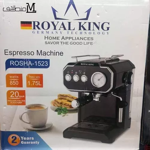Royal-King-Espresso-Maker-Rosha-1523-Single-and-Major-