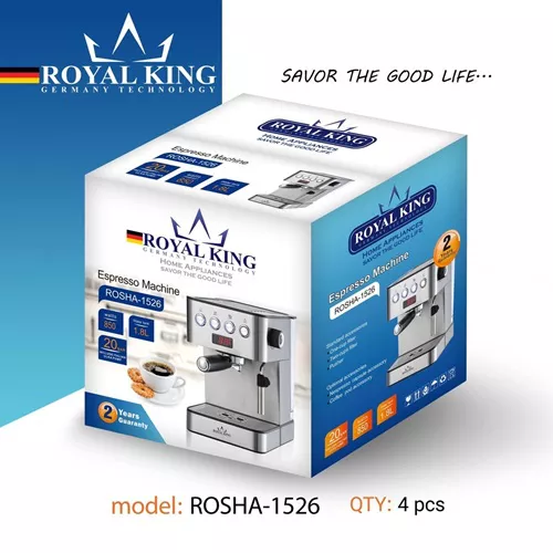 پخش اسپرسوساز رویال کینگROSHA-1526 تک و عمده کد P491