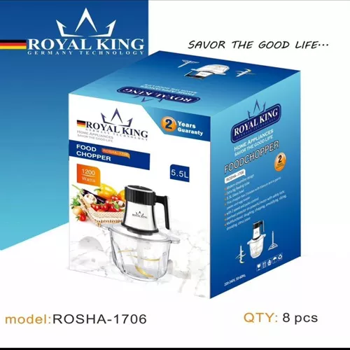 پخش خردکن 5.5لیتری رویال کینگ آلمان مدل 1706 تک و عمده کدP498