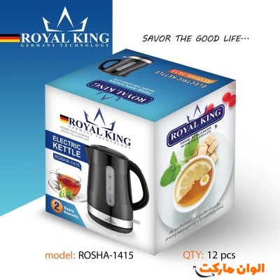 چای‌ساز رویال کینگ مدل 1415 کد E421 تک و عمده