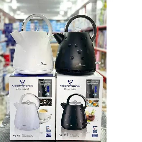 پخش کتری برقی وگاتی مدل توپی ۱.۷ لیتری  VE-67   تک و عمده کد t929