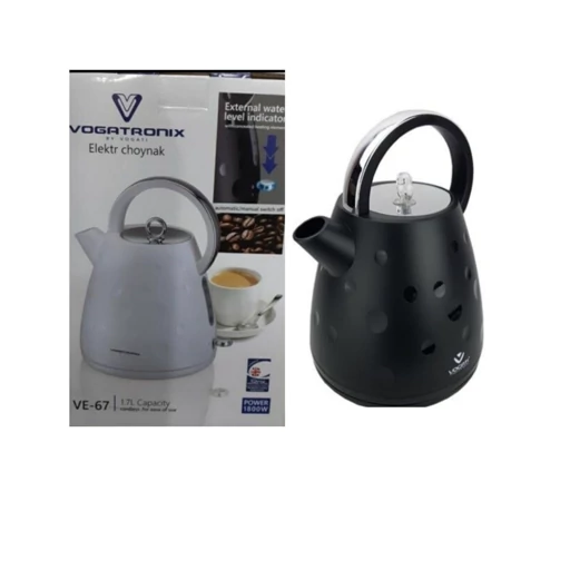 کتری برقی وگاتی مدل توپی ۱.۷ لیتری مدل VE-67  تک و عمده کد t928