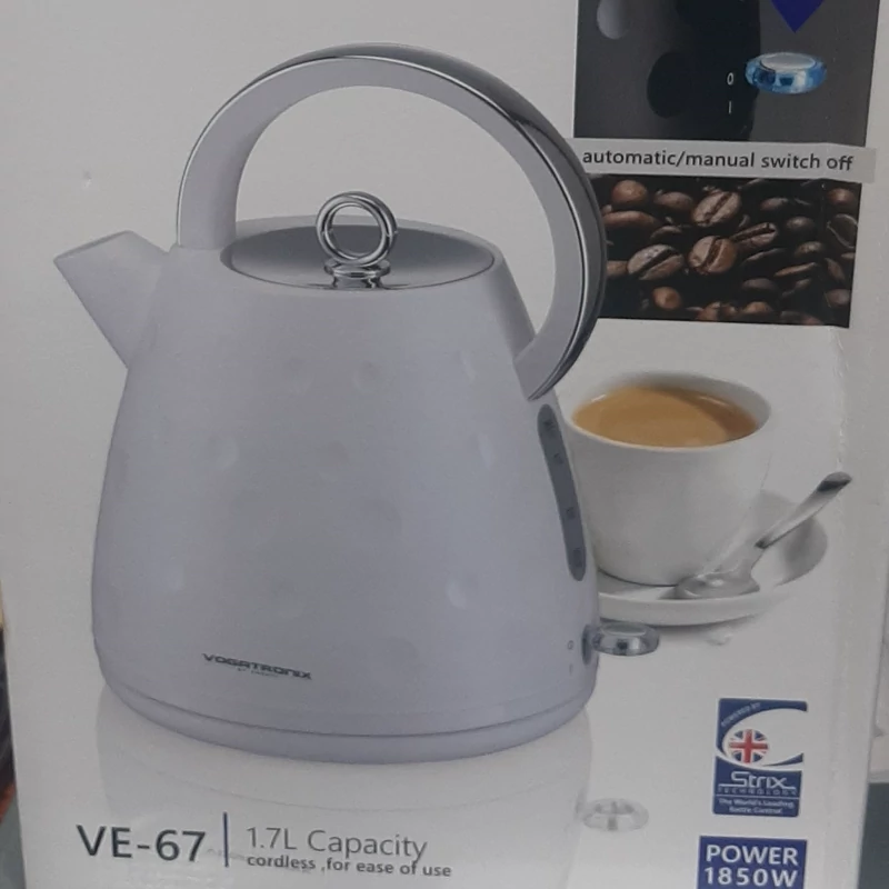 کتری برقی وگاتی مدل توپی ۱.۷ لیتری مدل VE-67  تک و عمده کد t928