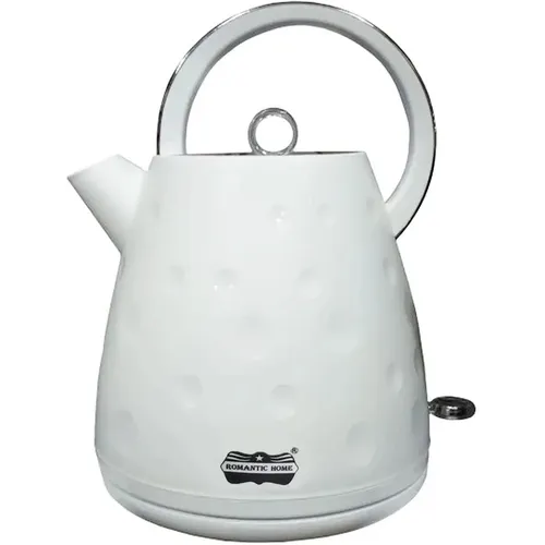 Romantic Home 1.7L Electric Kettle Black and White code t930