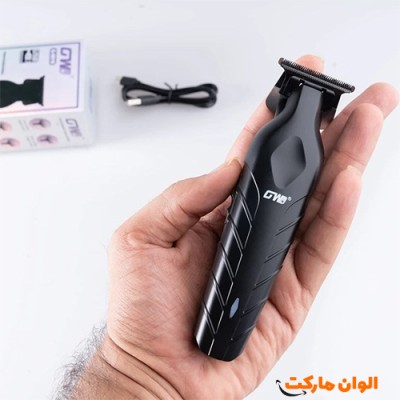 ماشین اصلاح موی سر و صورت شارژی جی دبلیو مدل G-9818 تک و عمده کدH201