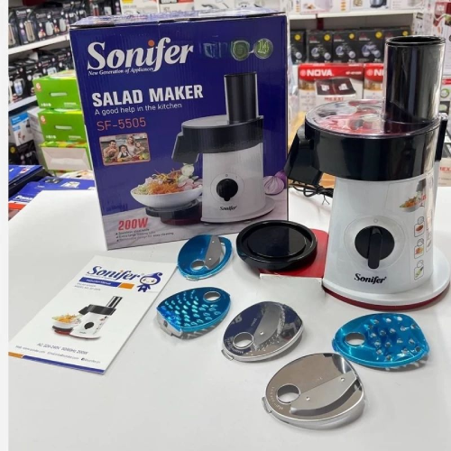 پخش سالاد ساز برقی سونیفر مدل SF5505 تک وعمده کد G4660