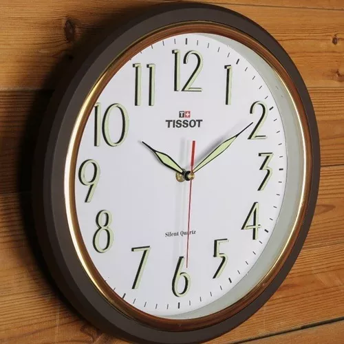 Tissot-night-view-single-and-large-wall-clock