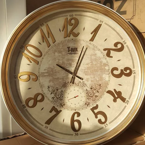 wall-clock-two-motor-t-rex-single-and-major