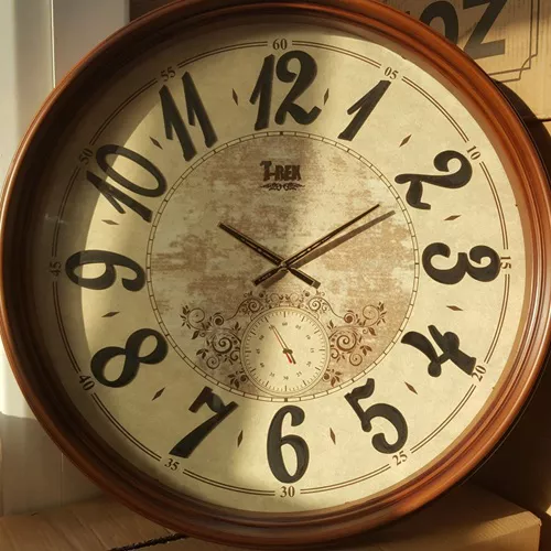wall-clock-two-motor-t-rex-single-and-major