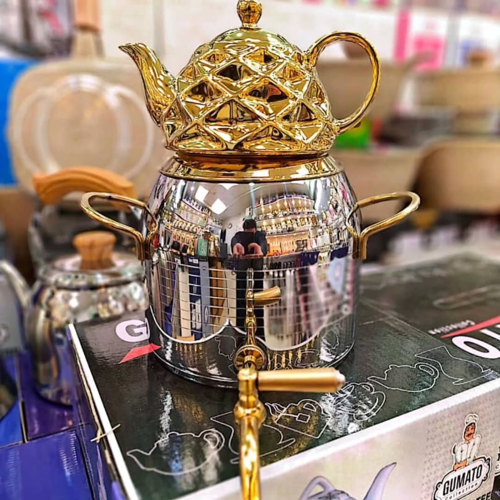 کتری و قوری رو گازی کف چدن
