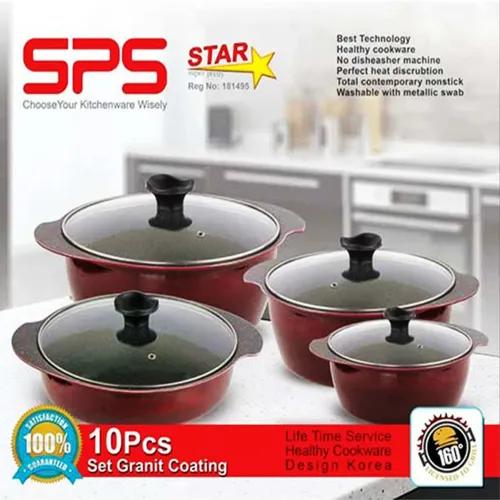 خرید قابلمه گرانیتی SPS طرح کره تک و عمده کد t992