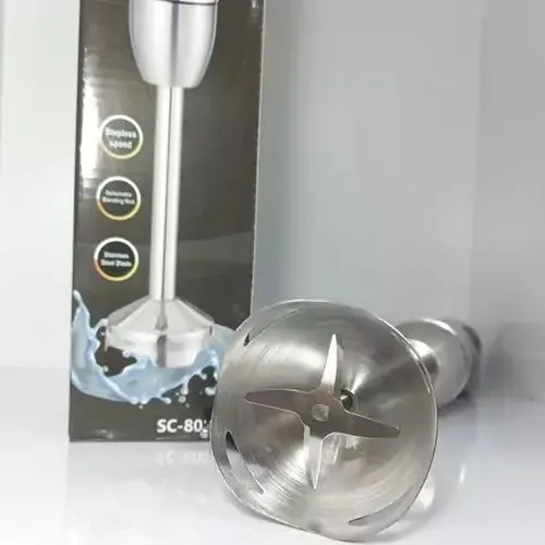  Silver Crest Single-Function Hand Blender 4-Blade Stainless Steel