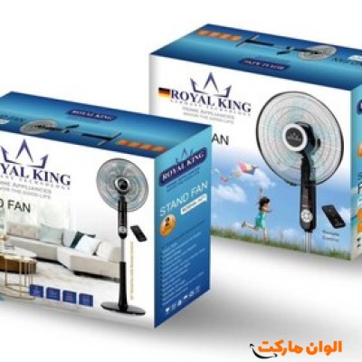پخش پنکه ایستاده رویال کینگ مدل روشا 1471  کد E436 تک و عمده