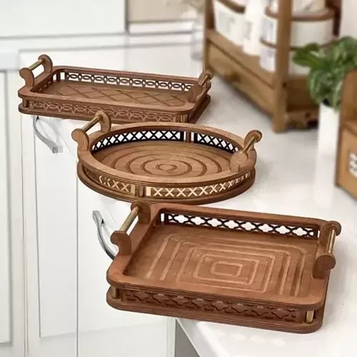 سینی چوبی هیوا تک و عمده کدP537  