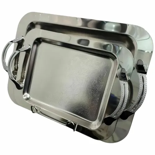 Pashasaze Stainless Steel Twin Tray code t970
