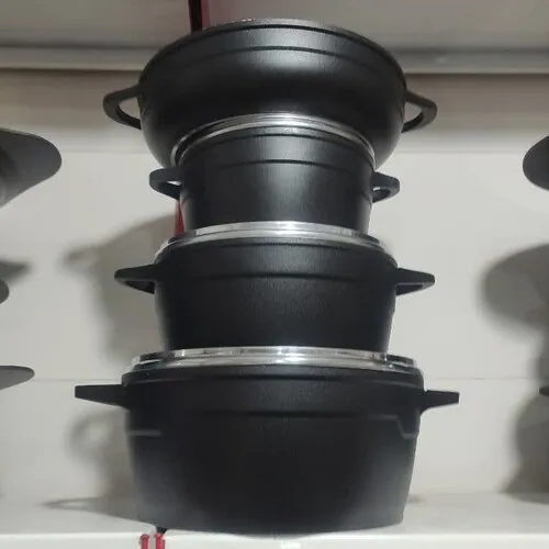 سرویس قابلمه چدن RSKA هشت پارچه تک و عمده کدt1042