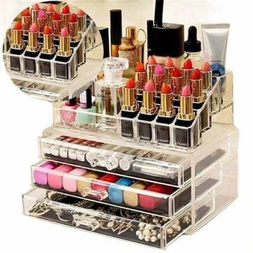 خرید استند آرایشی سه کشوتک و عمده کد t1050