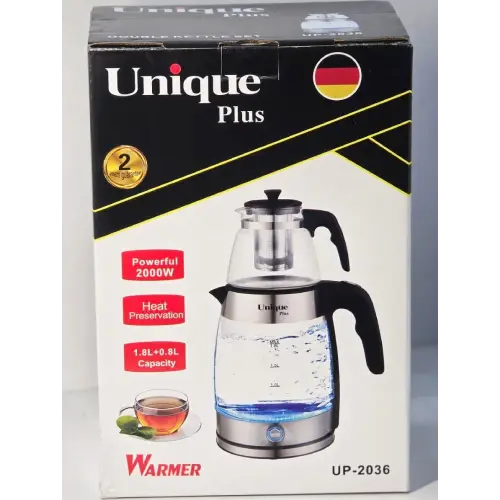 خرید  چای‌ساز Unique Plus مدل UP-2036 تک و عمده کد t1014