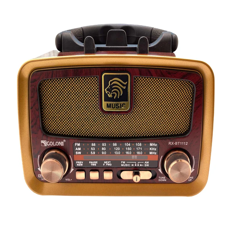 خرید رادیو گولون مدل RX-BT1110 تک و عمده کدZ1077