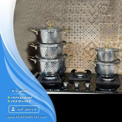  سرویس قابلمه ۱۰ پارچه روحی وگاتی