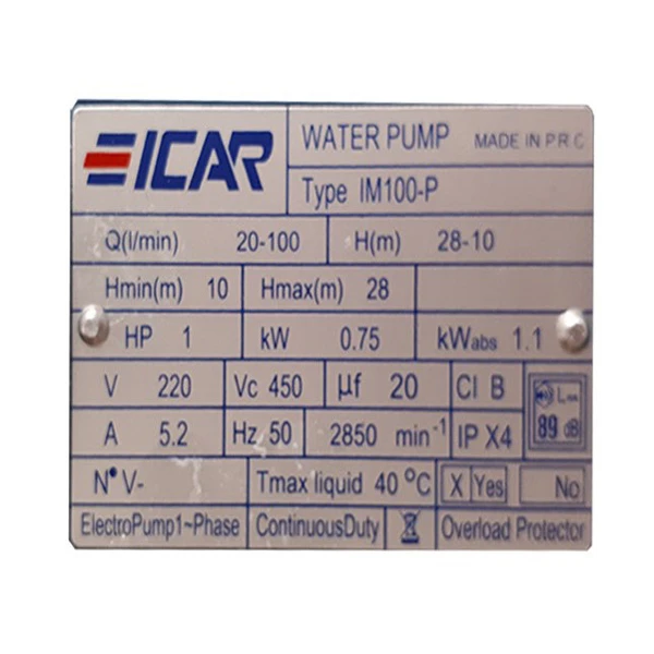 Distribution-Plate-Water-Pump-Squardi-Model-IM100-S-Capacity-1-Horse-Single-and-Major-
