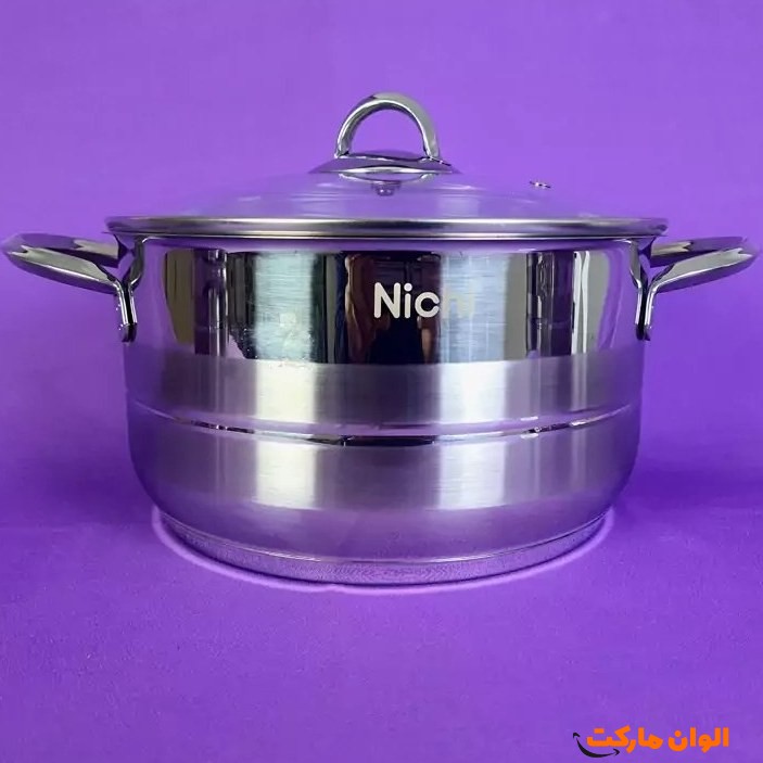 پخش قابلمه تک استيل NICHI   سایز24  تک و عمده کد t1147