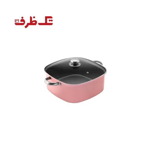 پخش قابلمه مربعی سایز ۲۰ گرانیتی برند Takzarf تک و عمده کد t1073