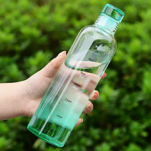 1 liter colored Pyrex bottle, cheap, single and wholesale, code M2184