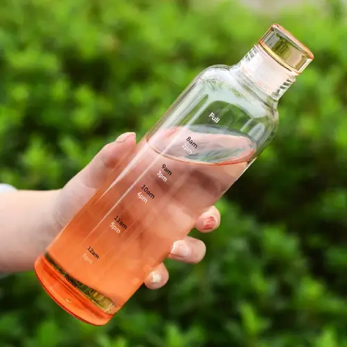 1 liter colored Pyrex bottle, cheap, single and wholesale, code M2184