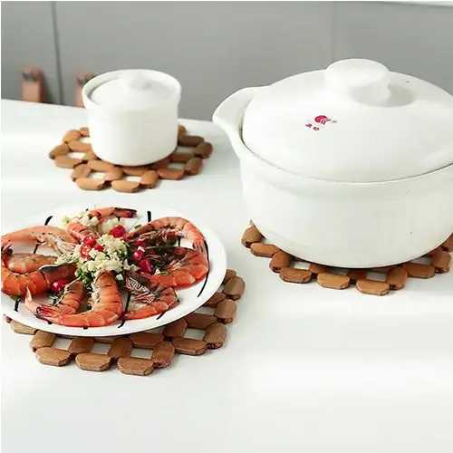 Wooden Pot Stand | Durable & Stylish Surface Protector