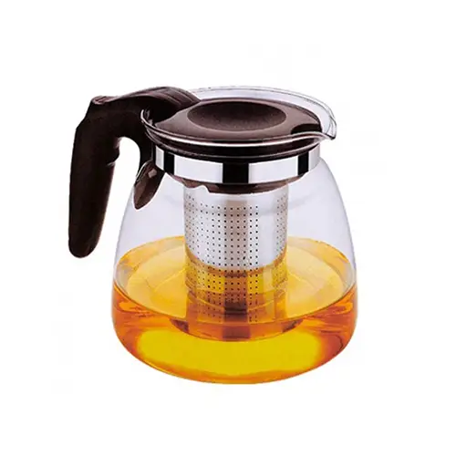 1100ml Pyrex Teapot | Heat-Resistant & Transparent
