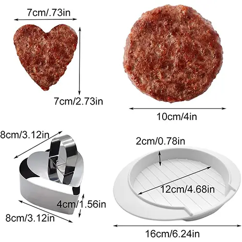 Plastic Burger Press | Affordable & Durable Home Burger Maker