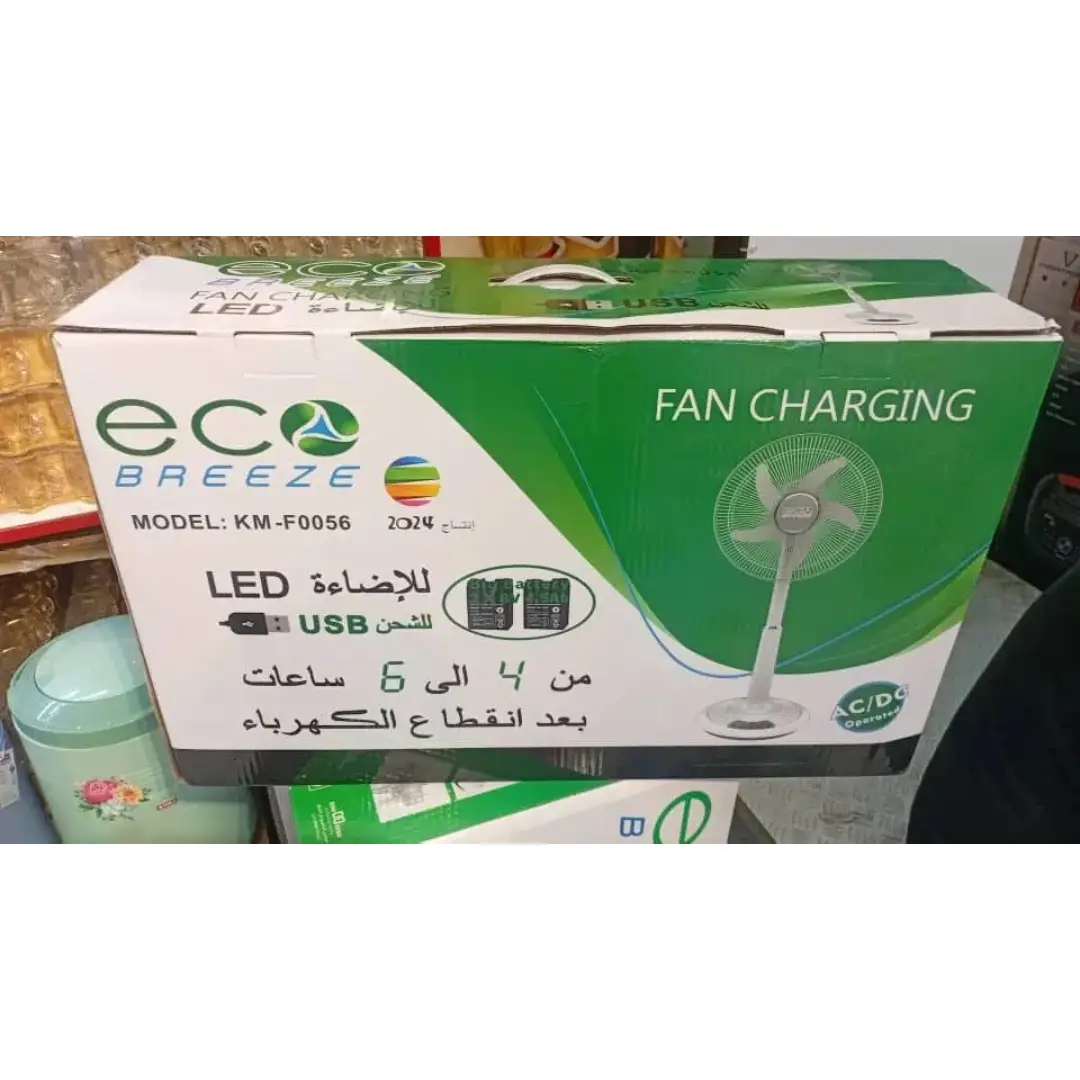 پنکه-شارژی-eco-breeze-کد-e478-تک-و-عمده