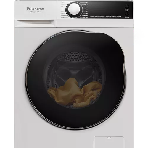 پخش لباسشویی اتوماتیک 9کیلویی پاکشوما بخارشوردار سفید مدل BWF 40107 iWT   تک و عمده کدP567