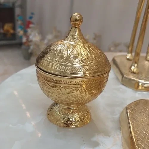خرید قندان گرد پایه‌دار از برند Best Gift تک و عمده کد t1160