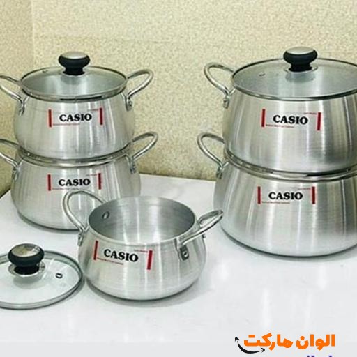 پخش سرویس ۸ پارچه پخت‌وپز برند کاسیو (Casio) تک و عمده کد t1171