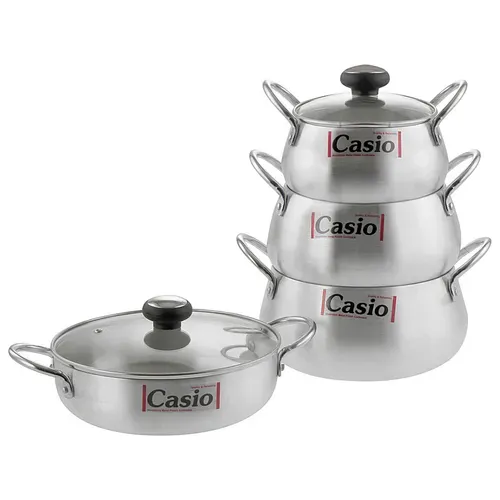 خرید سرویس ۸ پارچه پخت‌وپز برند کاسیو (Casio) تک و عمده کد t1170