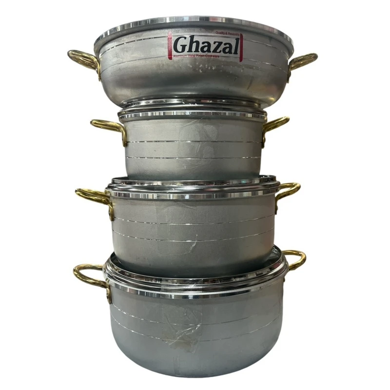 خرید سرویس قابلمه8 پارچه غزل مدل  belly  تک و عمده کد t1174