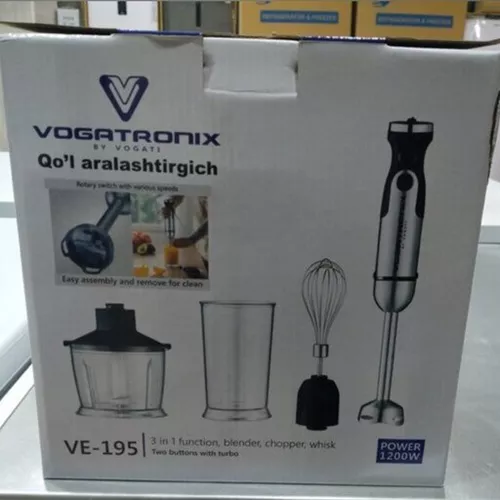 Vegatronics 3-function electric meat grinder, model ve-195, single and large