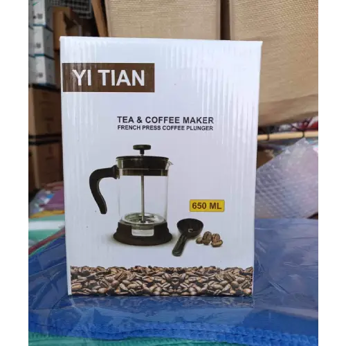 پخش فرنچ پرس مدل YI TIAN حجم 350 میل  تک و عمده کدP592