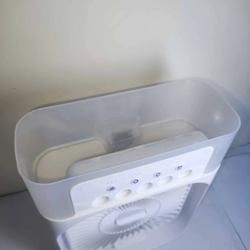 پخش-پنکه-شارژی-رومیزی-مه-پاش-air-cooler-fan-کد-e502-تک-و-عمده