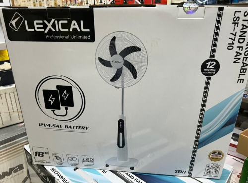 پخش پنکه شارژی LEXICAL کد E507 تک و عمده