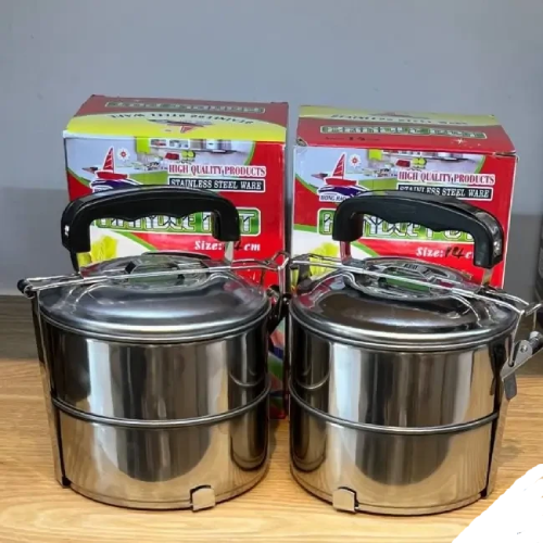 Two-tiered food dish spreader code z1254