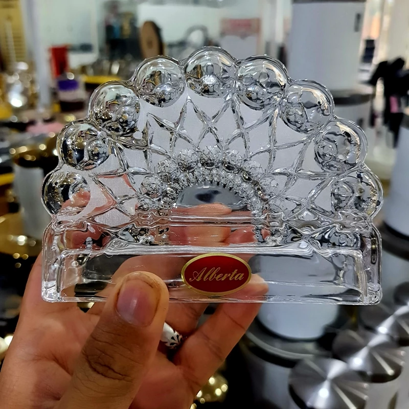 خرید جای دستمال رومیزی کریستال آنجلیکا تک و عمده کد Z1272