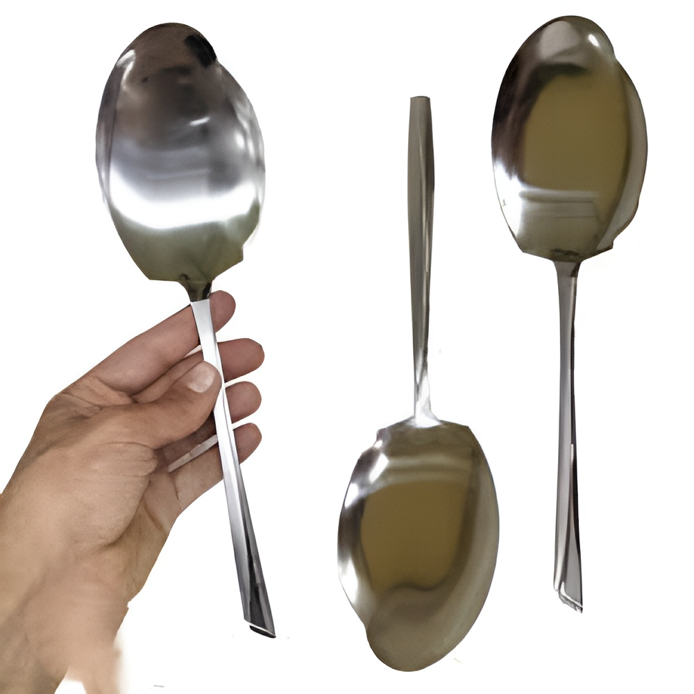  کفگیر استیل مدل ناخنی