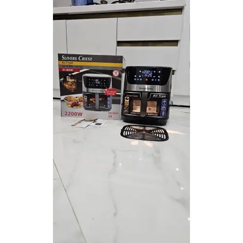 سرخ کن بدون روغن سیلورکرست مدل SC-6090 کد E536 تک و عمده
